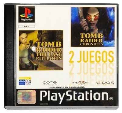 2 Games: Tomb Raider: The Last Revelation + Tomb Raider: Chronicles - Playstation
