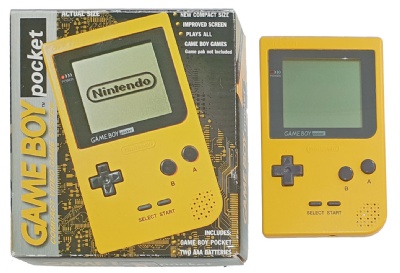 Game Boy Pocket Console (Yellow) (MGB-001) (Boxed) - Game Boy