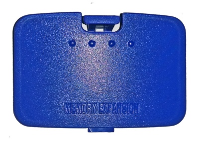 N64 Expansion Pak Lid Cover (Pikachu Blue) - N64