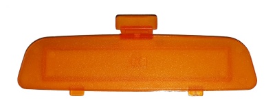 N64 EXT Bottom Lid Cover (Fire Orange) - N64