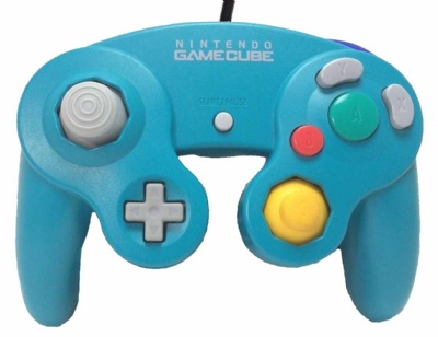 Gamecube Official Controller (Emerald Blue) - Gamecube