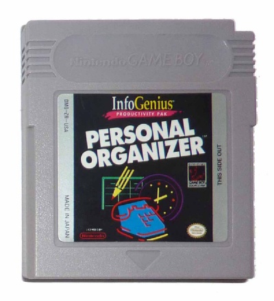 Personal Organizer - Game Boy