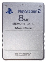 PS2 Official Memory Card (Silver) (SCPH-10020)