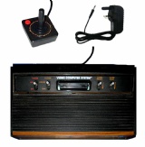 Atari 2600 Console + 1 Controller (CX2600-A 4-Switch Woody Version)