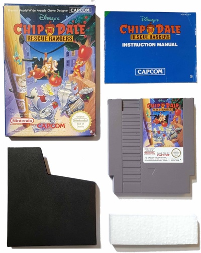 Chip'n Dale Rescue Rangers (Boxed with Manual) - NES