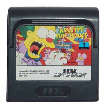 The Simpsons: Krusty's Funhouse - Game Gear