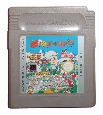 Pierre le Chef is… Out to Lunch - Game Boy