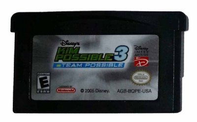 Kim Possible 3: Team Possible - Game Boy Advance