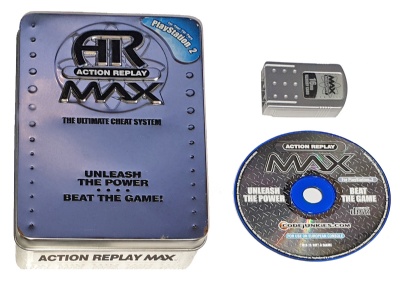 PS2 Action Replay Max Cheat Disc (Includes Memory Card) (Boxed) - Playstation 2