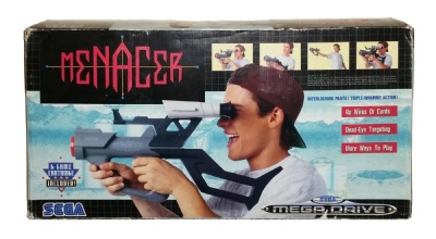 Mega Drive Official Menacer Gun Controller (Complete) (Boxed) - Mega Drive