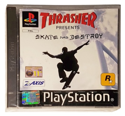 Thrasher: Skate and Destroy (New & Sealed) - Playstation