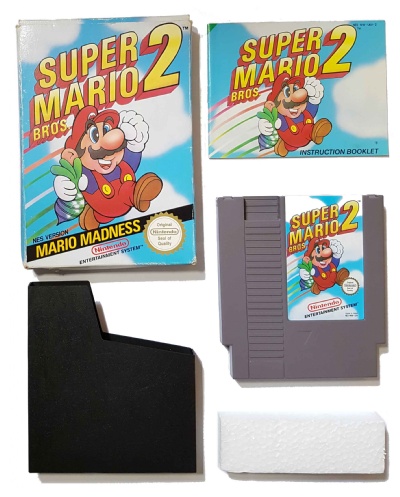 Super Mario Bros. 2 (Boxed with Manual) - NES