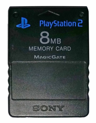 PS2 Official Memory Card (Black) (SCPH-10020) - Playstation 2