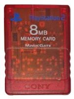 PS2 Official Memory Card (Red) (SCPH-10020)