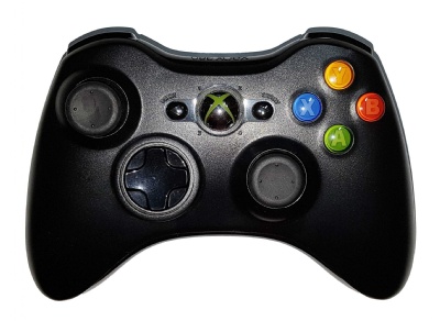 Xbox 360 Official Wireless Controller (Black) - XBox 360
