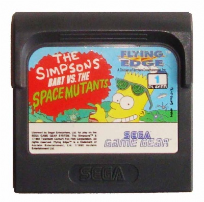 The Simpsons: Bart vs the Space Mutants - Game Gear