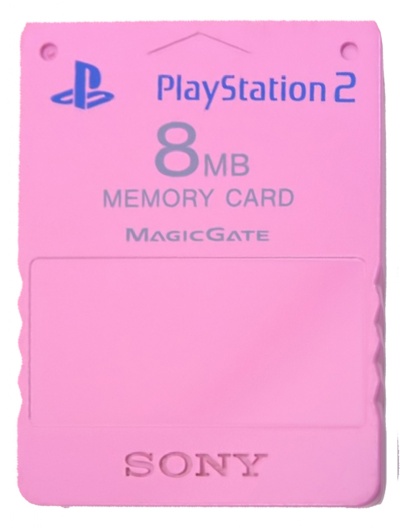 PS2 Official Memory Card (Pink) (SCPH-10020) - Playstation 2