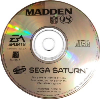 Madden NFL 98 - Saturn