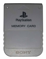 PS1 Official Memory Card (Grey) (SCPH-1020)
