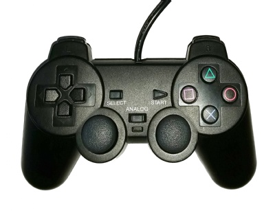 PS2 Controller: Third-Party Replacement Controller (Black) - Playstation 2