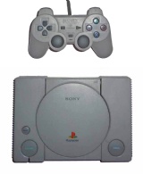 PS1 Console + 1 Dual Shock Controller (Original Playstation Model)