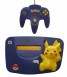 N64 Console + 1 Controller (Pikachu) - N64