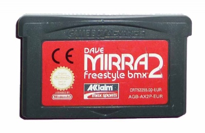 Dave Mirra Freestyle BMX 2 - Game Boy Advance