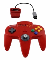 N64 Controller: Retro-Bit Wireless Controller (Red)