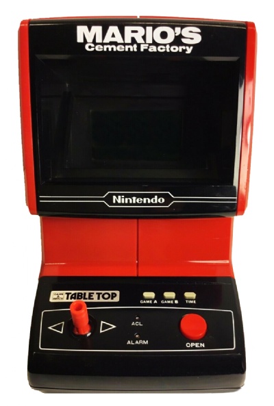 Mario's Cement Factory: Table Top Series - Game & Watch