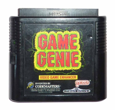 Mega Drive Game Genie Cheat Cartridge - Mega Drive