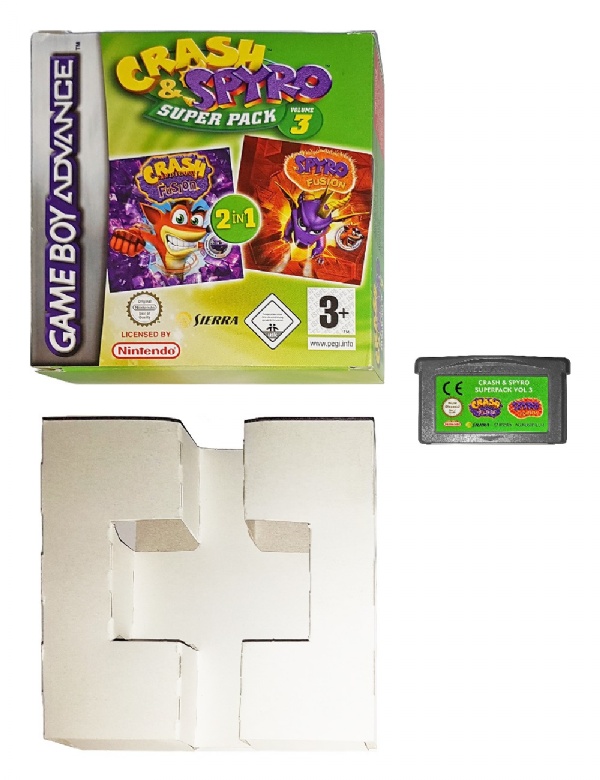Buy Crash Spyro Super Pack Volume 3 Crash Bandicoot Fusion Spyro Fusion Boxed Game Boy Advance Australia