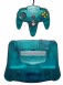 N64 Console + 1 Controller (Clear Blue) - N64