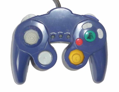 Gamecube Controller: Third-Party Replacement Controller (Indigo) - Gamecube