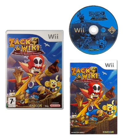 Zack & Wiki: Quest for Barbaros' Treasure (2007), Wii Game