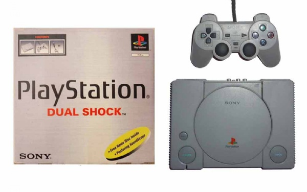 Original Playstation Console Complete in the Box up for Sale - PS1