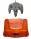 N64 Console + 1 Controller (Fire Orange) - N64