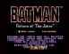 Batman: Return of the Joker - NES