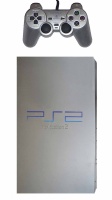 PS2 Console + 1 Controller (Original Silver)