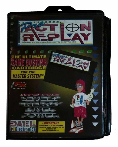Master System Pro Action Replay Cheat Cartridge (Boxed) - Master System