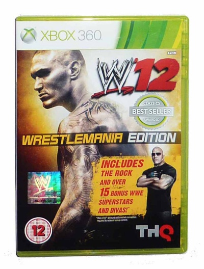 WWE '12: Wrestlemania Edition - XBox 360