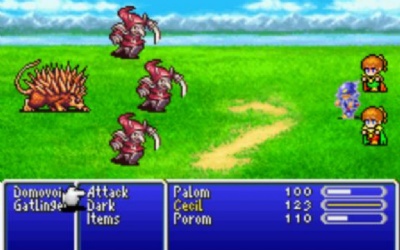 Final Fantasy Iv Advance Game Boy Advance Games Final Fantasy