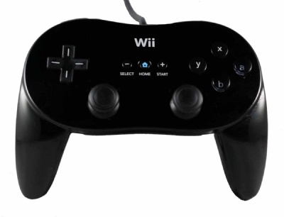 Wii Official Classic Controller Pro (Black) - Wii
