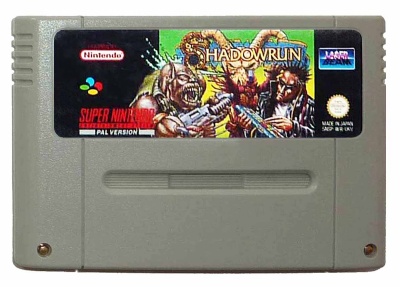 Shadowrun Super Nintendo SNES Authentic Video Game New 