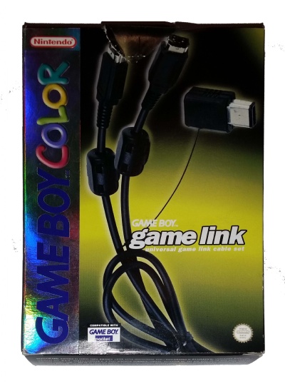 Game Boy Official Universal Game Link Cable Set (CGB-003 & DMG-14) (Boxed) - Game Boy