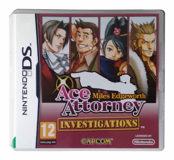 E-rated” Ace Attorney Investigations: Miles Edgeworth cartridge