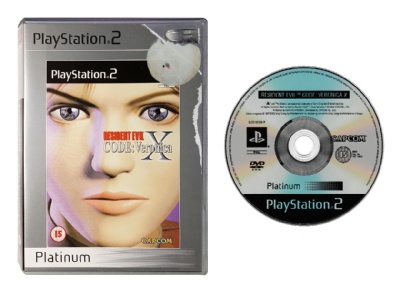 Resident Evil-Code Veronica X Playstation 2 PS2 Platinum 