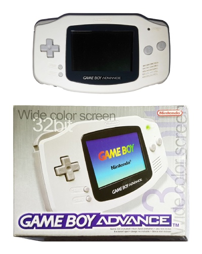 Game Boy Advance Console (Arctic) (Boxed) - Game Boy Advance