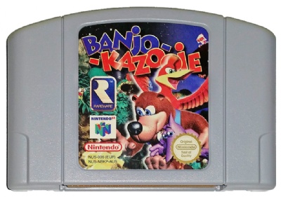 Nintendo 64 Banjo-kazooie Cartridge With Free Fast Shipping 