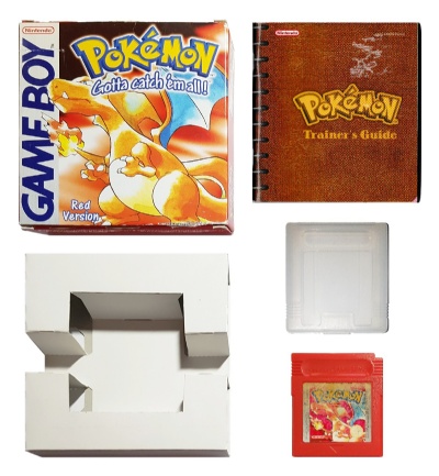 Pokemon Red Box with manual and game Nintendo Gameboy