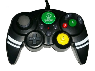 Gamecube Controller: Thrustmaster Firestorm Powershock (2002 FIFA World Cup Edition) - Gamecube